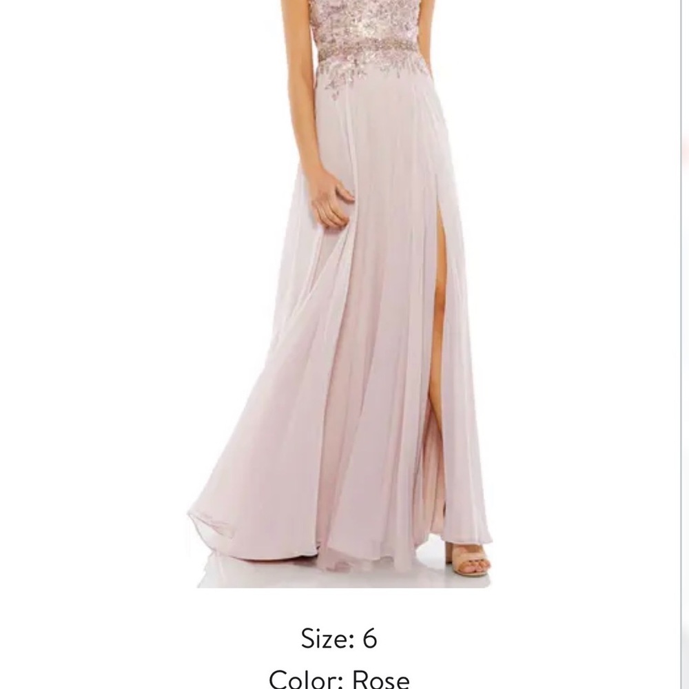 Mac Duggal Rose Embellished Formal Gown NWT